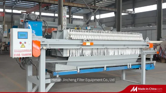 Automatic Industrial Sludge Plate and Frame Chamber Filter Press Equipment Clay Dewatering